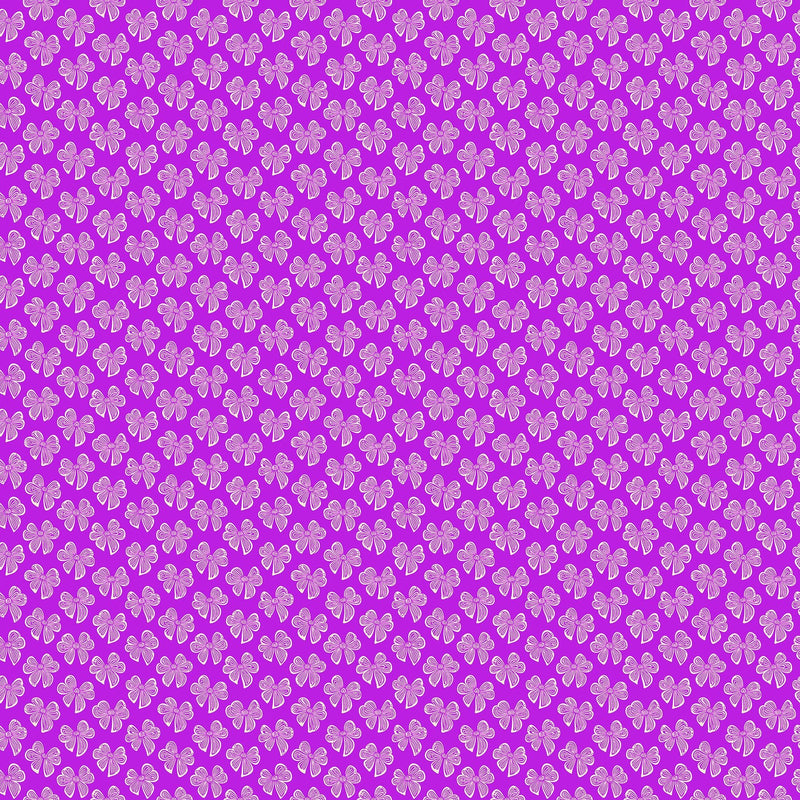 PRE-ORDER Under the Firefly Moon by Heather Bailey- Bitty Bows 91511-85 Violet - Half Yard- April 2027 - Modern Fabric Shoppe