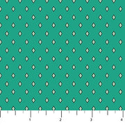 PRE-ORDER Under the Firefly Moon by Heather Bailey- Glimmer 91515-65 Teal - Half Yard- April 2027 - Modern Fabric Shoppe