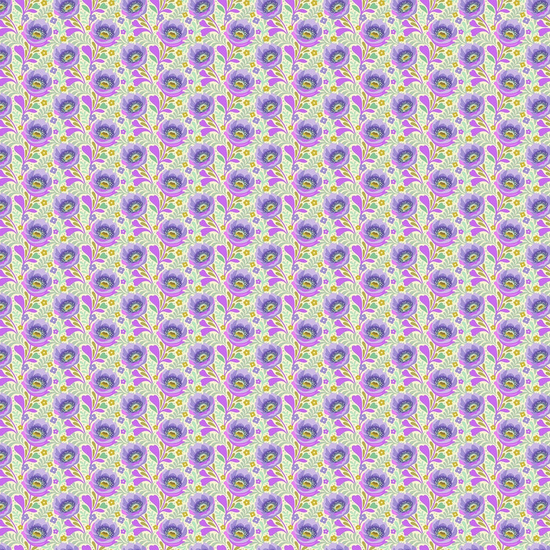 PRE-ORDER Under the Firefly Moon by Heather Bailey- Poppy 91509-11 Cream- Half Yard- April 2027 - Modern Fabric Shoppe