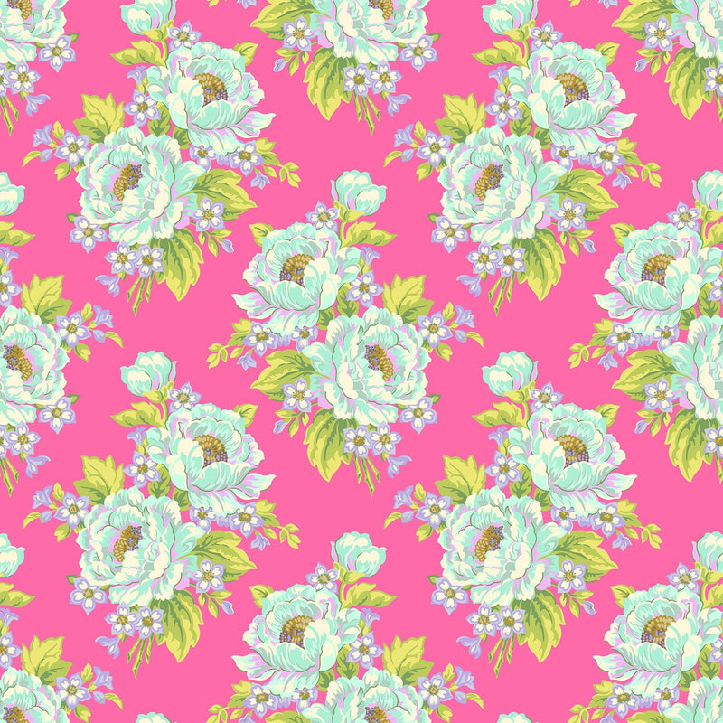 PRE-ORDER Under the Firefly Moon by Heather Bailey- Sunday Bloomers 91508-20 Pink- Half Yard- April 2027 - Modern Fabric Shoppe