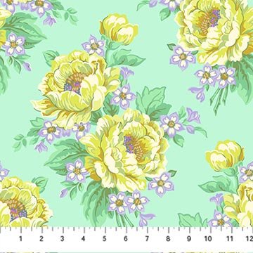 PRE-ORDER Under the Firefly Moon by Heather Bailey- Sunday Bloomers 91508-60 Sky- Half Yard- April 2027 - Modern Fabric Shoppe