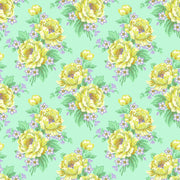 PRE-ORDER Under the Firefly Moon by Heather Bailey- Sunday Bloomers 91508-60 Sky- Half Yard- April 2027 - Modern Fabric Shoppe