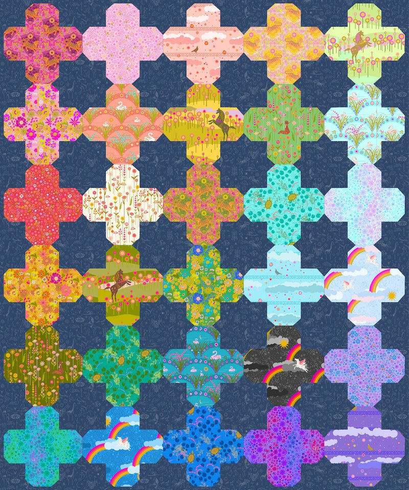 PRE - Order Ventana Quilt Kit featuring Menagerie by Alison Glass - November 2026 - Modern Fabric Shoppe