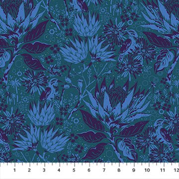 PRE - Order Wandering Eye by Kathy Doughty - Gathering 91065 - 45 Cool - Half Yard - March 2025 - Modern Fabric Shoppe