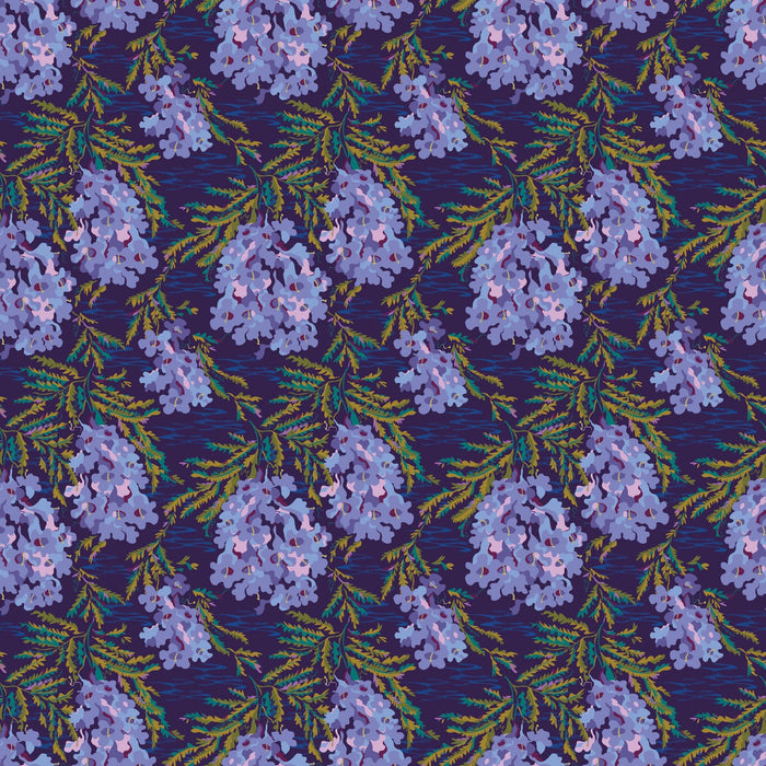 PRE - Order Wandering Eye by Kathy Doughty - Jacaranda 91067 - 49 Cool - Half Yard - March 2025 - Modern Fabric Shoppe