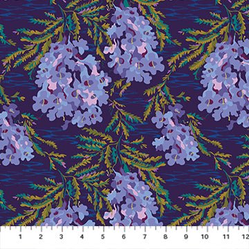 PRE - Order Wandering Eye by Kathy Doughty - Jacaranda 91067 - 49 Cool - Half Yard - March 2025 - Modern Fabric Shoppe