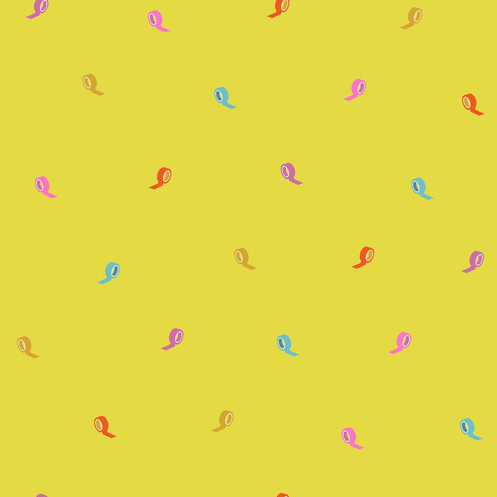 PRE - ORDER Washi Plus by Rashida Coleman Hale - Citron RS1101 15 - Half Yard - August 2025 - Modern Fabric Shoppe