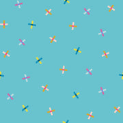 PRE - ORDER Washi Plus by Rashida Coleman Hale - Turquoise RS1103 15 - Half Yard - August 2025 - Modern Fabric Shoppe
