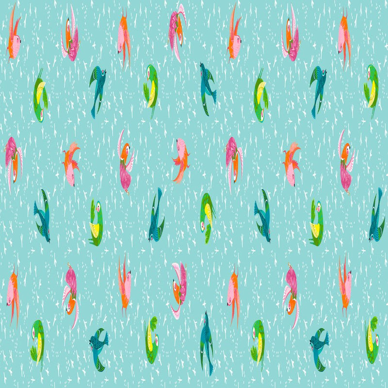 PRE - Order What the Bird said by Cori Dantini - Give it to the Wind PWCD158.XSKY - Half Yard - January 2026 - Modern Fabric Shoppe