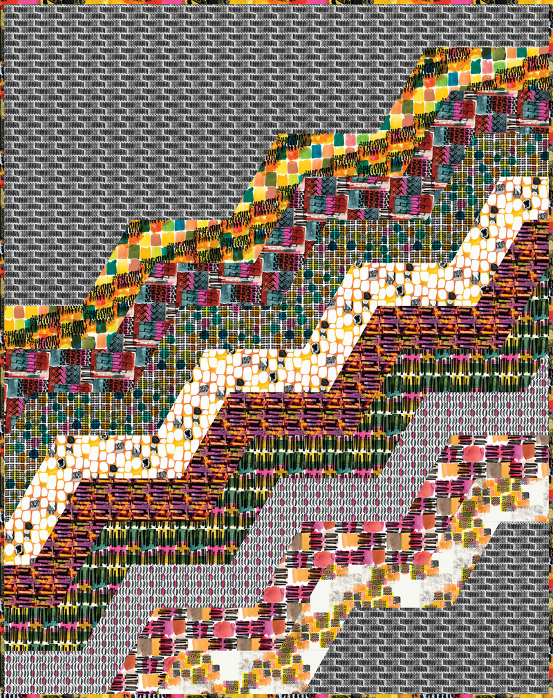 PRE - Order Wiley Way Quilt Kit featuring Imprint by e bond - November 2026 - Modern Fabric Shoppe