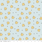 PRE - ORDER Winnie the Pooh - Baby for Riley Blake Designs - Blue Pooh Jumble C18594 BLUE - Half Yard - December 2026 - Modern Fabric Shoppe