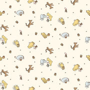 PRE - ORDER Winnie the Pooh - Baby for Riley Blake Designs - Cream Character Toss C18591 CREAM - Half Yard - December 2026 - Modern Fabric Shoppe