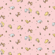 PRE - ORDER Winnie the Pooh - Baby for Riley Blake Designs - Pink Character Toss C18591 PINK - Half Yard - December 2026 - Modern Fabric Shoppe