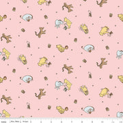 PRE - ORDER Winnie the Pooh - Baby for Riley Blake Designs - Pink Character Toss C18591 PINK - Half Yard - December 2026 - Modern Fabric Shoppe