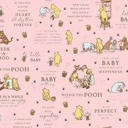 PRE - ORDER Winnie the Pooh - Baby for Riley Blake Designs - Pink Main C18590 PINK - Half Yard - December 2026 - Modern Fabric Shoppe