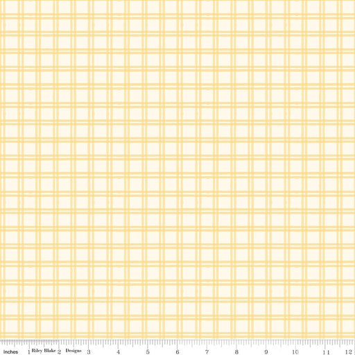 PRE - ORDER Winnie the Pooh - Baby for Riley Blake Designs - Yellow Plaid C18593 YELLOW - Half Yard - December 2026 - Modern Fabric Shoppe