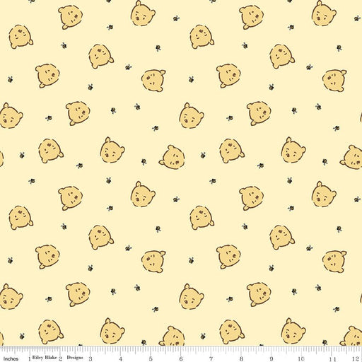 PRE - ORDER Winnie the Pooh - Baby for Riley Blake Designs - Yellow Pooh Jumble C18594 YELLOW - Half Yard - December 2026 - Modern Fabric Shoppe