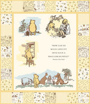 PRE - ORDER Winnie the Pooh Baby Panel Quilt Kit featuring Winnie the Pooh Baby - December 2026 - Modern Fabric Shoppe