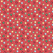 PRE-ORDER Winnie the Pooh-Christmas for Echo Park Paper Co.- Ornaments C19573 RED- Half Yard- June 2027 - Modern Fabric Shoppe