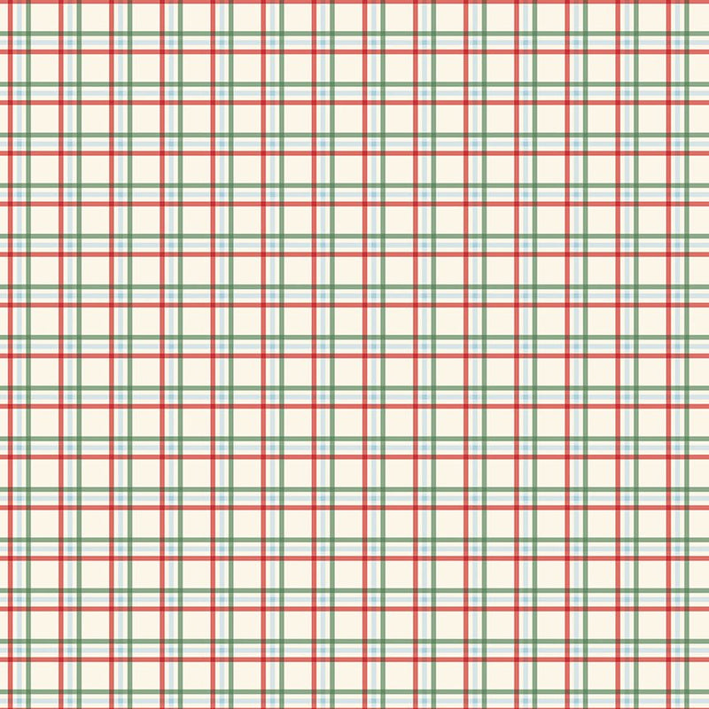 PRE-ORDER Winnie the Pooh-Christmas for Echo Park Paper Co.- Plaid C19575 MULTI- Half Yard- June 2027 - Modern Fabric Shoppe