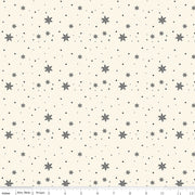 PRE-ORDER Winnie the Pooh-Christmas for Echo Park Paper Co.- Snowflakes C19576 CREAM- Half Yard- June 2027 - Modern Fabric Shoppe