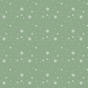 PRE-ORDER Winnie the Pooh-Christmas for Echo Park Paper Co.- Snowflakes C19576 GREEN - Half Yard- June 2027 - Modern Fabric Shoppe