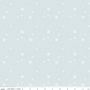 PRE-ORDER Winnie the Pooh-Christmas for Echo Park Paper Co.- Snowflakes C19576 POWDER- Half Yard- June 2027 - Modern Fabric Shoppe