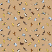 PRE - Order Winnie the Pooh for Riley Blake Designs - Brown Characters C17003 - BROWN - Half Yard November 2025 - Modern Fabric Shoppe