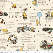 PRE - Order Winnie the Pooh for Riley Blake Designs - Cream Main C17000 - CREAM - Half Yard November 2025 - Modern Fabric Shoppe