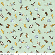 PRE - Order Winnie the Pooh for Riley Blake Designs - Green Characters C17003 - GREEN - Half Yard November 2025 - Modern Fabric Shoppe