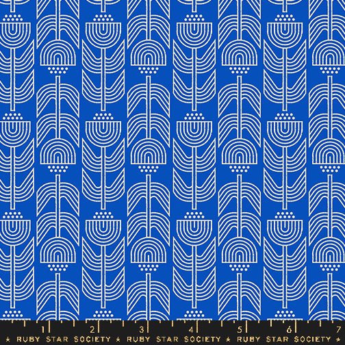 PRE - ORDER Woodland Park by Rashida Coleman Hale - Blue Ribbon RS1087 15 - Half Yard - January 2025 - Modern Fabric Shoppe