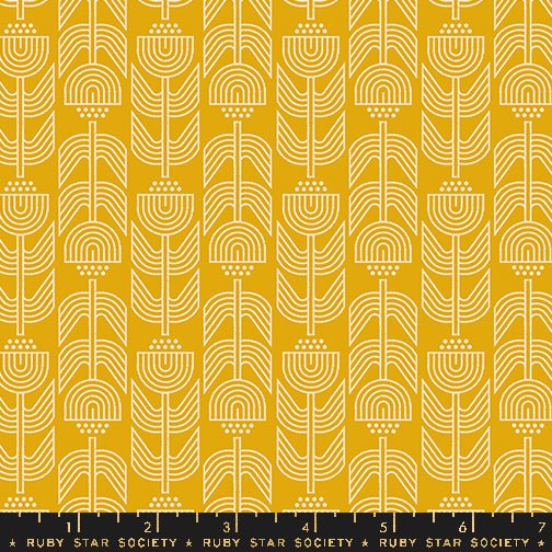 PRE - ORDER Woodland Park by Rashida Coleman Hale - Goldenrod RS1087 12 - Half Yard - January 2025 - Modern Fabric Shoppe