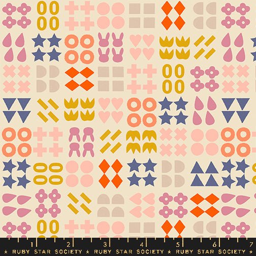 PRE - ORDER Woodland Park by Rashida Coleman Hale - Parchment RS1083 11 - Half Yard - January 2025 - Modern Fabric Shoppe