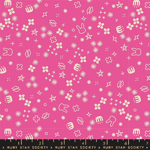 PRE - ORDER Woodland Park by Rashida Coleman Hale - Raspberry RS1088 13 - Half Yard - January 2025 - Modern Fabric Shoppe