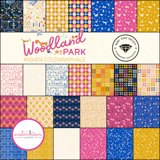 PRE-ORDER- Woodland Park by Rashide Coleman-Hall- Fat Quarter Bundle- January 2025 - Modern Fabric Shoppe