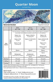Quarter Moon Quilt Pattern by Sarah Ruiz Quilts - Modern Fabric Shoppe