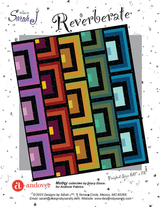 Reverberate Quilt Pattern By Designs by Sarah J Quilts - Modern Fabric Shoppe