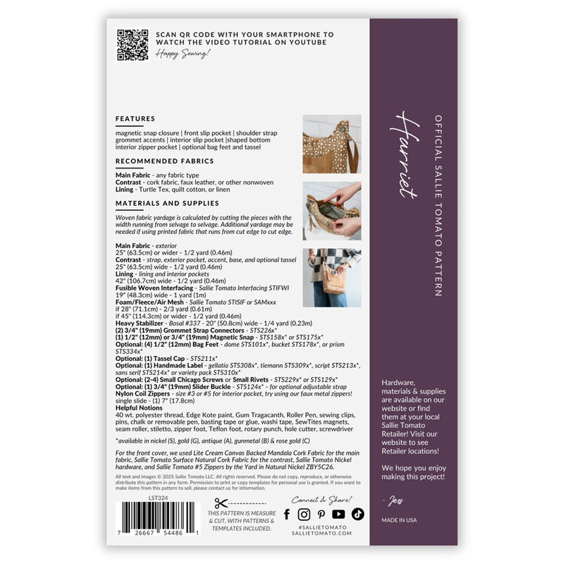 Sallie Tomato Pattern - Harriet - Modern Fabric Shoppe