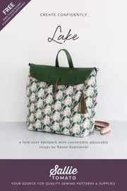 Sallie Tomato Pattern - Lake - Modern Fabric Shoppe