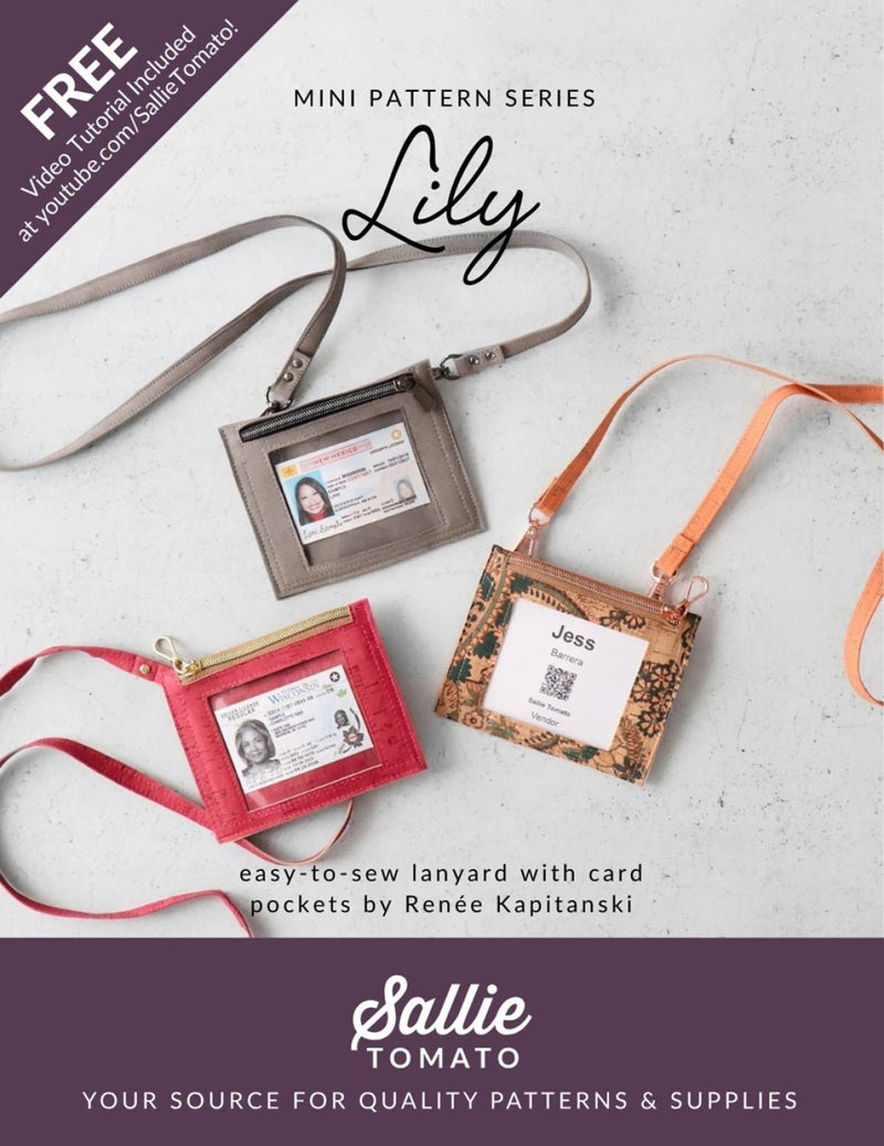 Sallie Tomato Pattern - Lily - Modern Fabric Shoppe