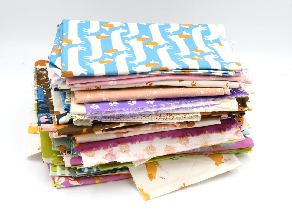 Sarah Watts Dog Park, Animal Animal Scrap Bag 29 - Modern Fabric Shoppe