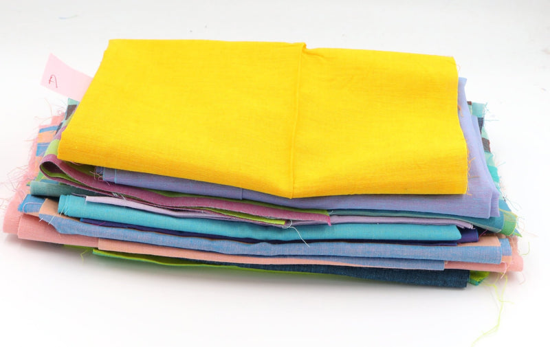 Scrap Bag 14- Kaffe Shot Cotton A - Modern Fabric Shoppe