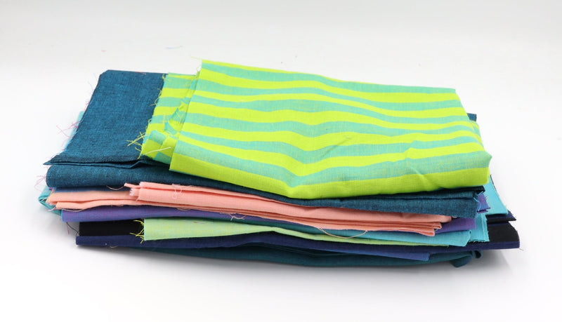 Scrap Bag 15- Kaffe Shot Cotton B - Modern Fabric Shoppe