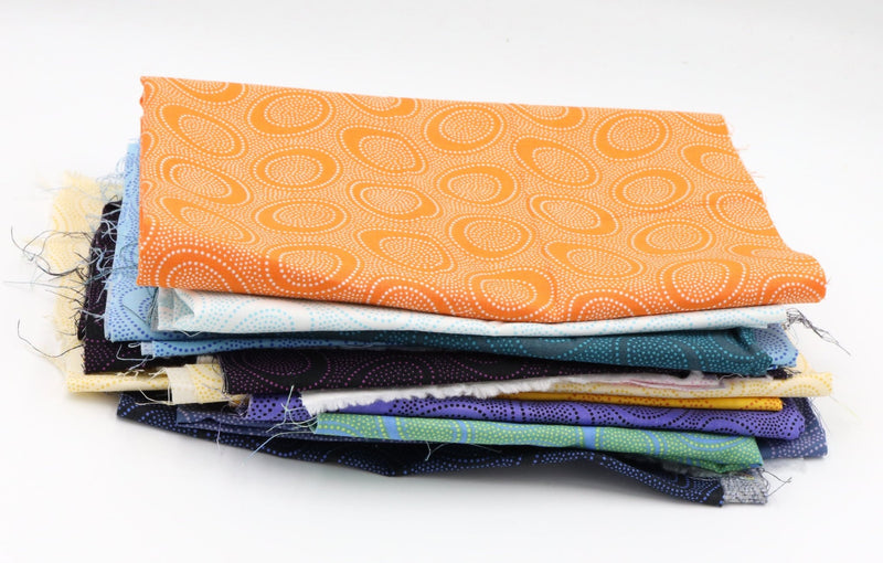 Scrap Bag 8- Kaffe Aboriginal Dot B - Modern Fabric Shoppe