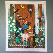 Sierra Range by Charley Harper- Sierra Range Poster Panel CH-454 Yard- August 2026 - Modern Fabric Shoppe