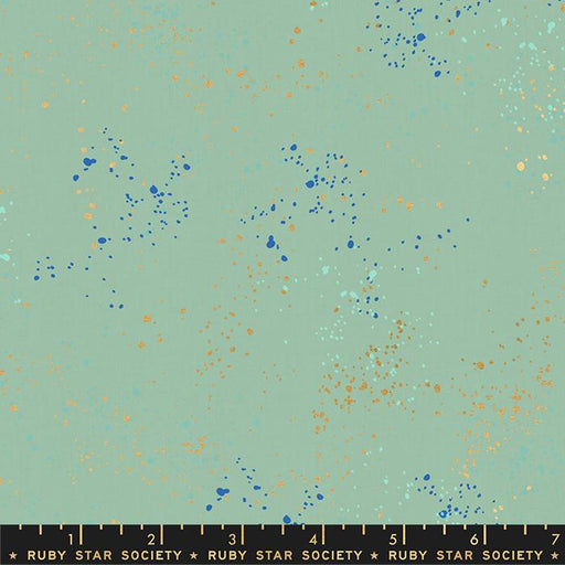 Speckled by Rashida Coleman Hale - Speckled Metallic RS 5027 84M - Frost - Half Yard - Modern Fabric Shoppe