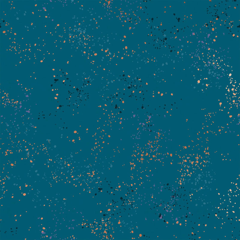 Speckled by Rashida Coleman Hale - Speckled RS 5027 53M - Teal - Half Yard - Modern Fabric Shoppe