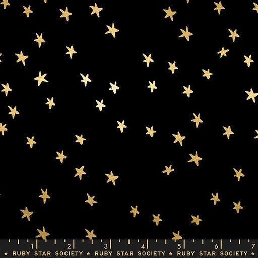 Starry by Alexia Marcelle Abegg- Starry RS 4109 50M- Black Gold- Half Yard - Modern Fabric Shoppe
