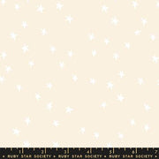 Starry by Alexia Marcelle Abegg - Starry RS 4109 65 - White on Natural - Half Yard - Modern Fabric Shoppe