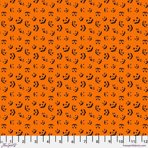 Storybook Halloween by Rachel Hauer - Jack O Lantern PWRH068.ORANGE - May 2023 - Modern Fabric Shoppe